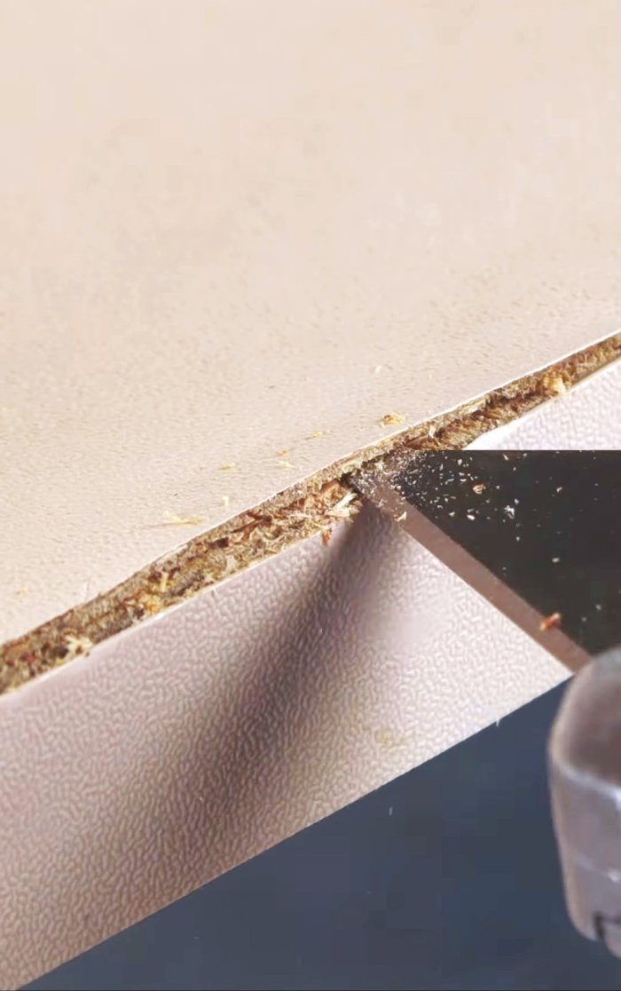 Простой ремонт разбухшего ДСП