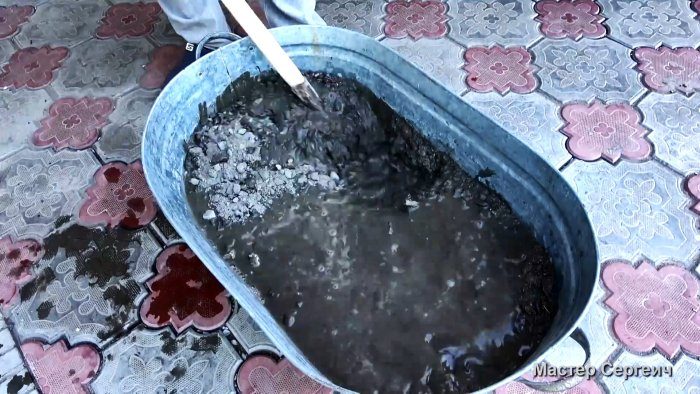Плитка для дорожек своими руками