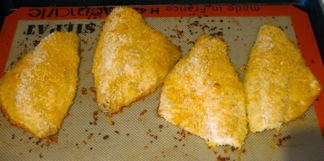 Рыбное филе в сырной панировке