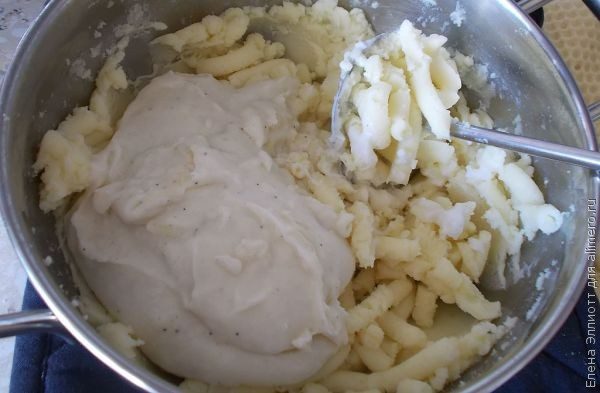 Картофельное суфле с сыром
