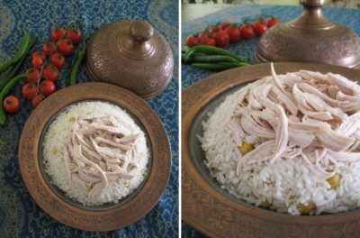 Рис с нутом и курицей