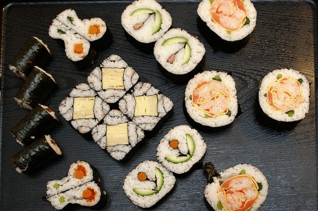 Роллы и суши как искусство
