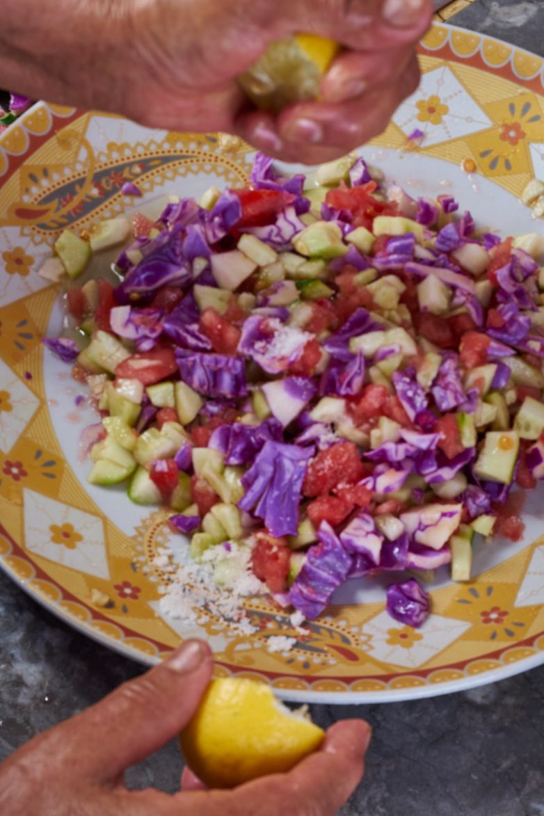 Марокканский овощной салат