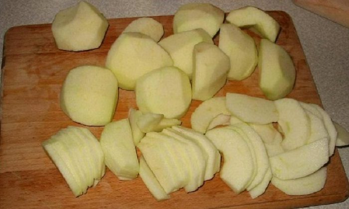 Низкокалорийное творожное ппеченье с яблоками