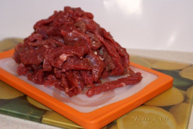 Огурцы по-корейски с мясом