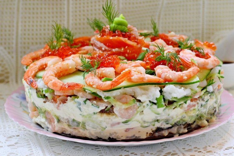20 оригинальных слоеных салатов