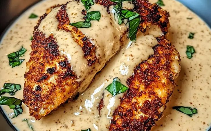 По нежности не уступит дорогой вырезке. Хрустящая курочка в сливочно-чесночном соусе