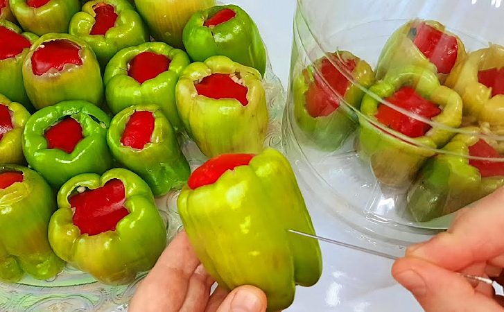 Турецкий рецепт. Консервированный болгарский перец на зиму