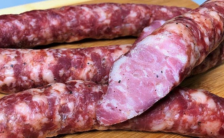 Используем обычную духовку. Делаем копченую колбасу дома