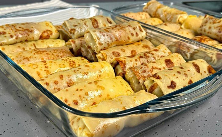 Можно даже заморозить, после разогрева будут как свежие. Домашние ходовые блинчики: делаем две начинки