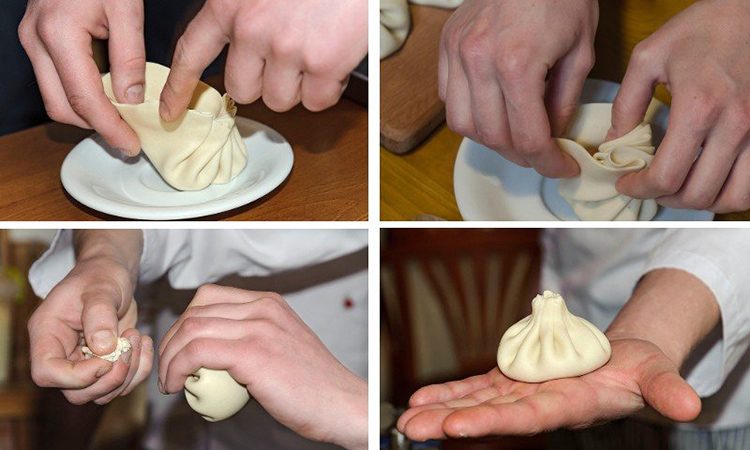 Готовим хинкали на заготовку, чтобы тесто не портилось при заморозке