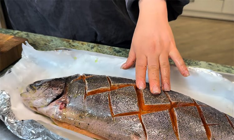 Удивительный вкус получим благодаря апельсинам. Форель по-кремлевски на праздничный стол