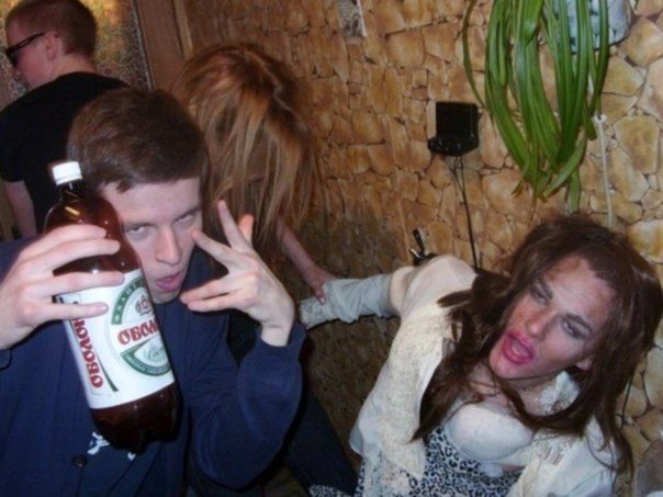 Прикольные снимки пьяных людей
