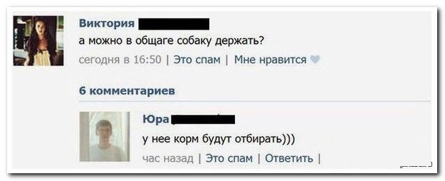 Уморительные комментарии