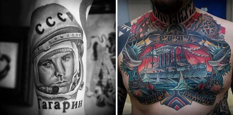 Русские татуировки. Суровые и беспощадные!