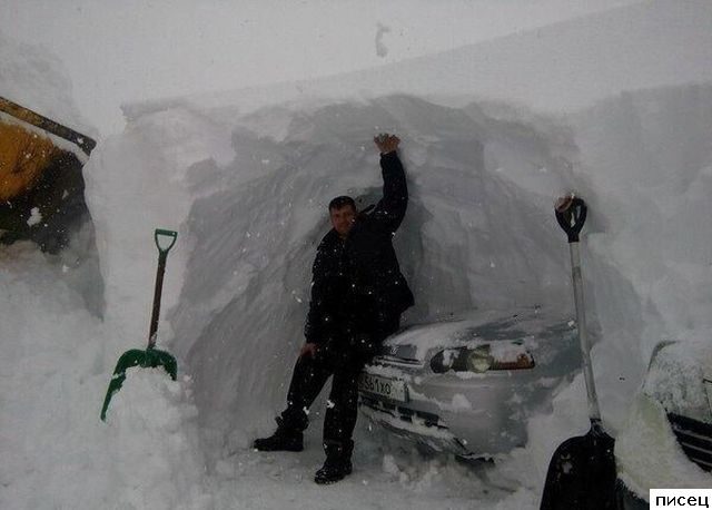 Зимние приколы на прощанье. Жмите Лайк!