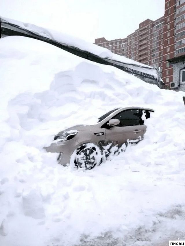 Зимние приколы на прощанье. Жмите Лайк!