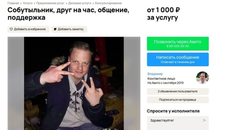 Новогодние услуги на Авито