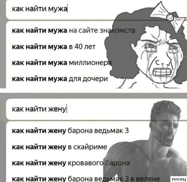19 весёлых примеров, чем женщины отличаются от мужчин