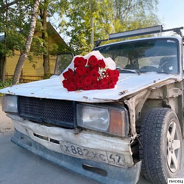 Автомобильные прикольчики. Во дают!