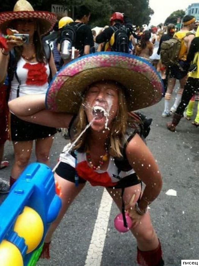 Если уж выпила водку, то береги пилотку!