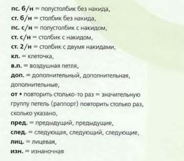 сокращения