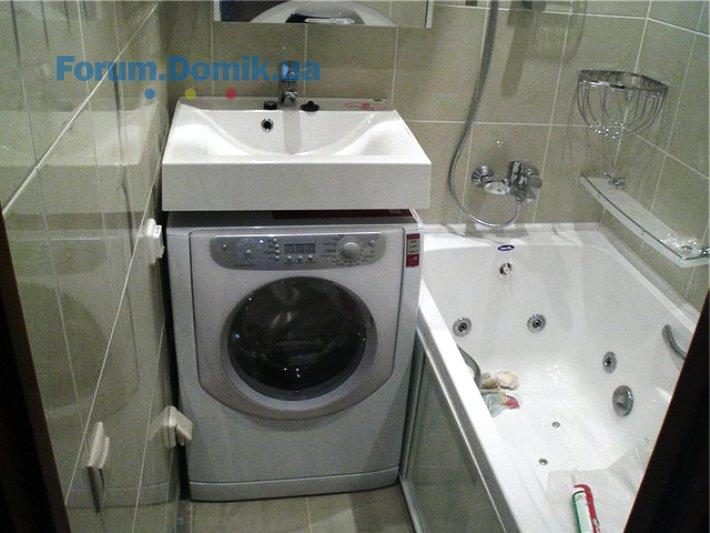 Где можно разместить стиральную машину