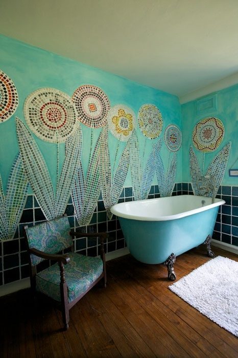 Красочные и уникальные ванные комнаты: есть на что посмотреть!