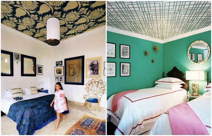 12 необычных идей оформления потолка, которые превратят его в украшение комнаты