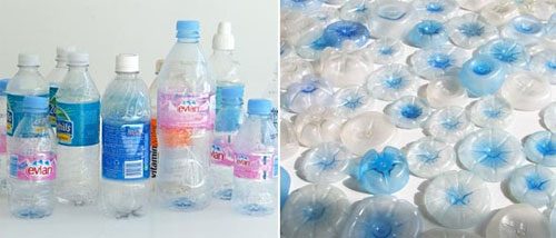 Люстра из пластиковых бутылок своими руками