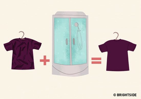 8 способов, которые позволят погладить одежду без утюга!