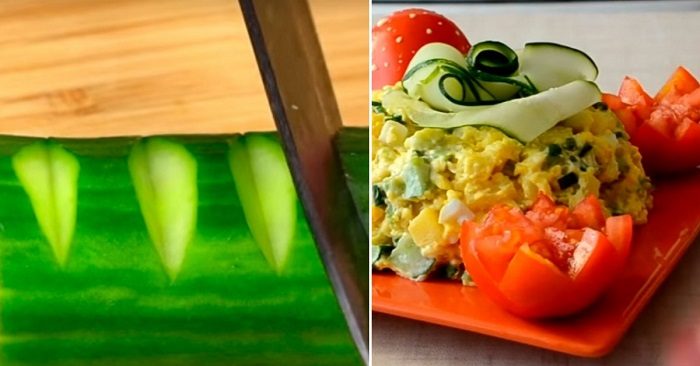 3 способа креативно и красиво нарезать овощи