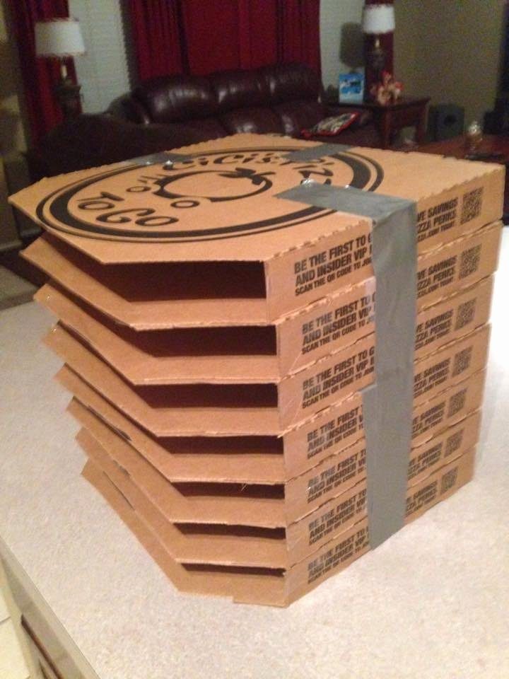 12 отличных идей использования коробок из под пиццы