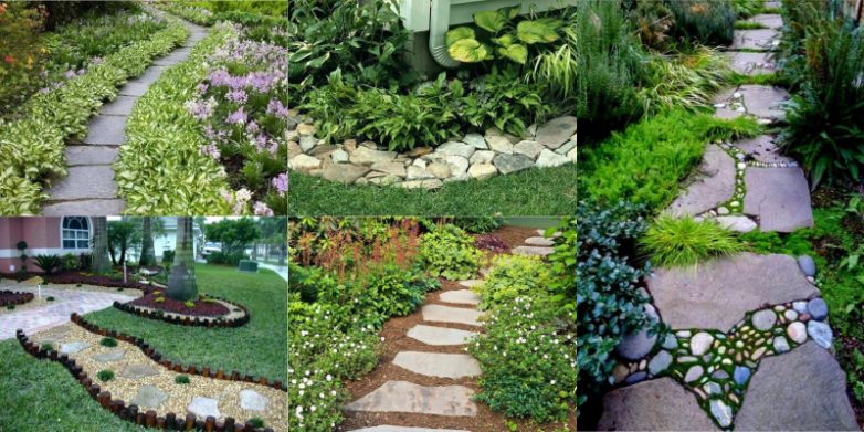 20 отличных идей оформления садовой дорожки своими руками