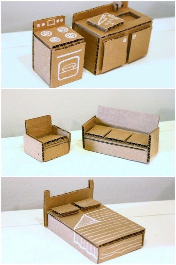 30 крутых идей того, что можно сделать из картонных коробок