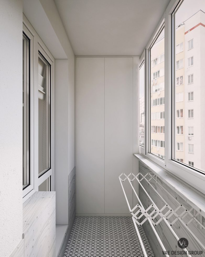 Идеи шкафов на балконе