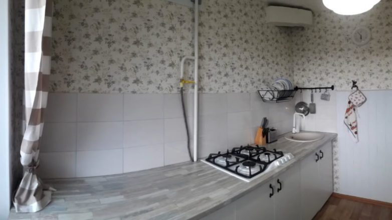 Бюджетный ремонт на кухне 7 квадратных метров