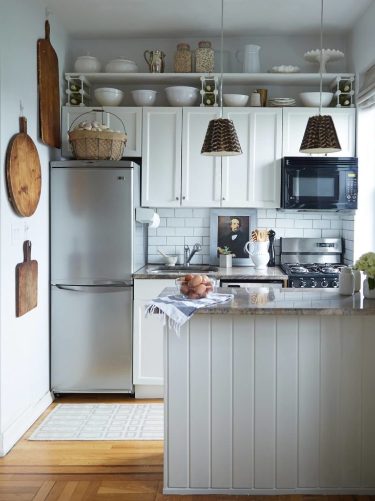 Идеи дизайна маленьких кухонь