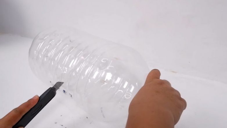 Оригинальный способ переработки пластиковых бутылок