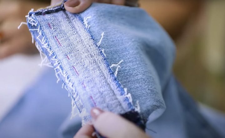 Как подшить джинсы с сохранением фабричной варки