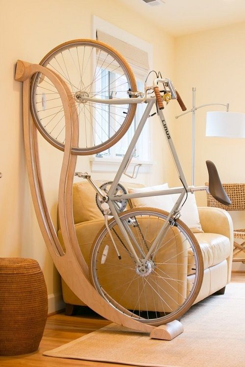 Идеи хранения велосипеда в квартире