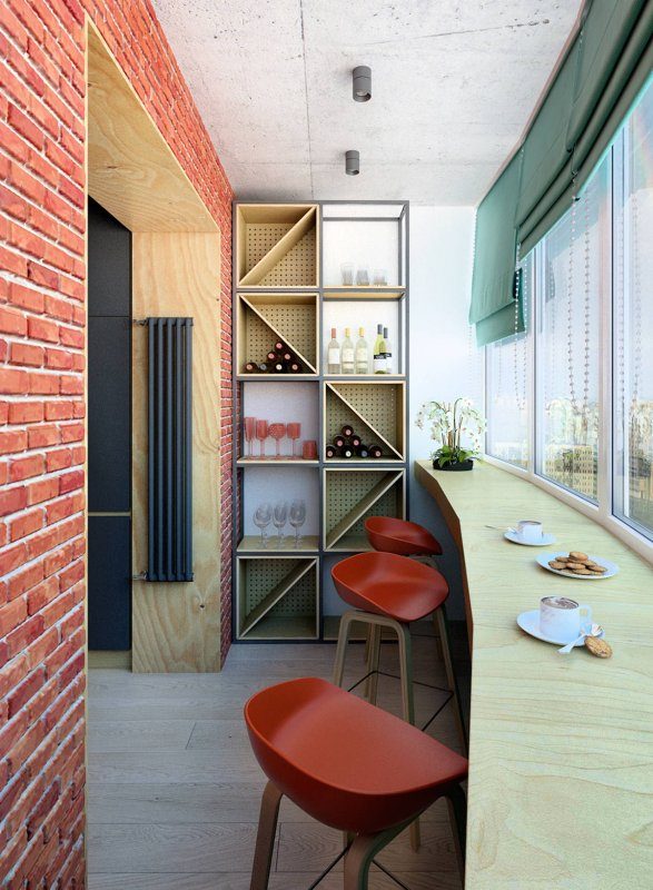 Идеи дизайна балкона в квартире