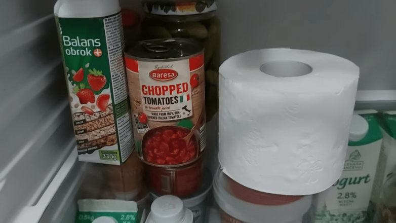 Зачем класть туалетную бумагу в холодильник