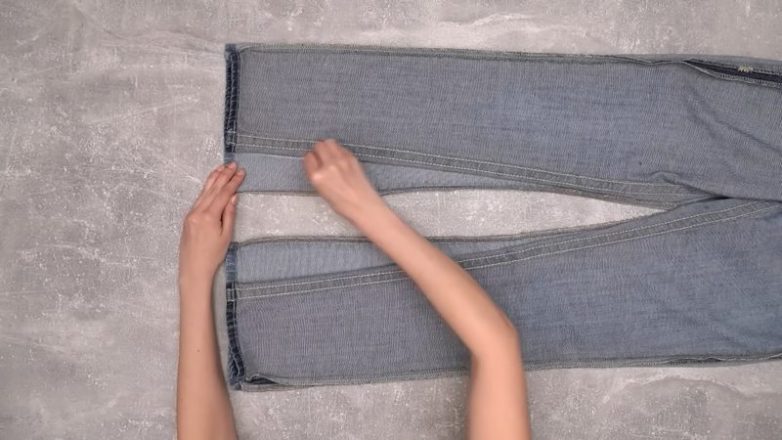 Как быстро заузить джинсы