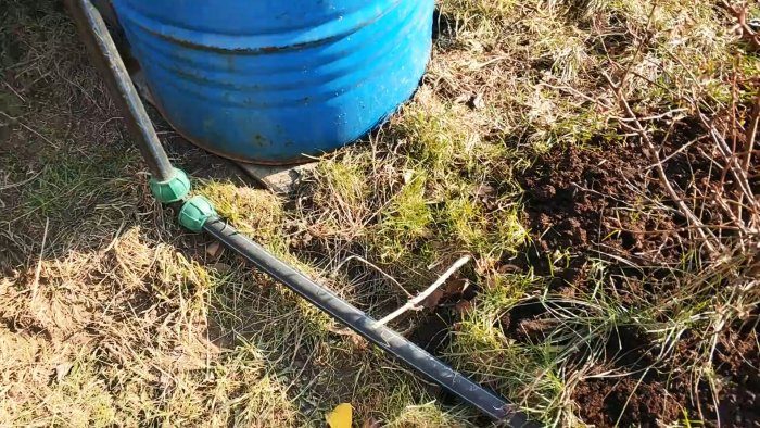 Автополив дождевой водой без насосов и электричества