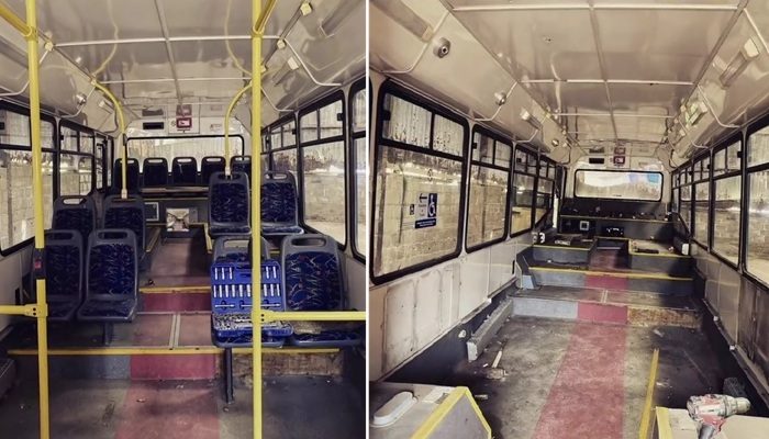 Комфортное убежище из старого автобуса