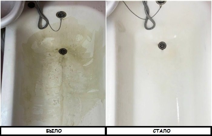Как почистить ванну за пару минут, не сгибаясь в три погибели