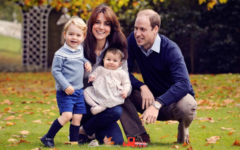Рождественские фото королевских семьей