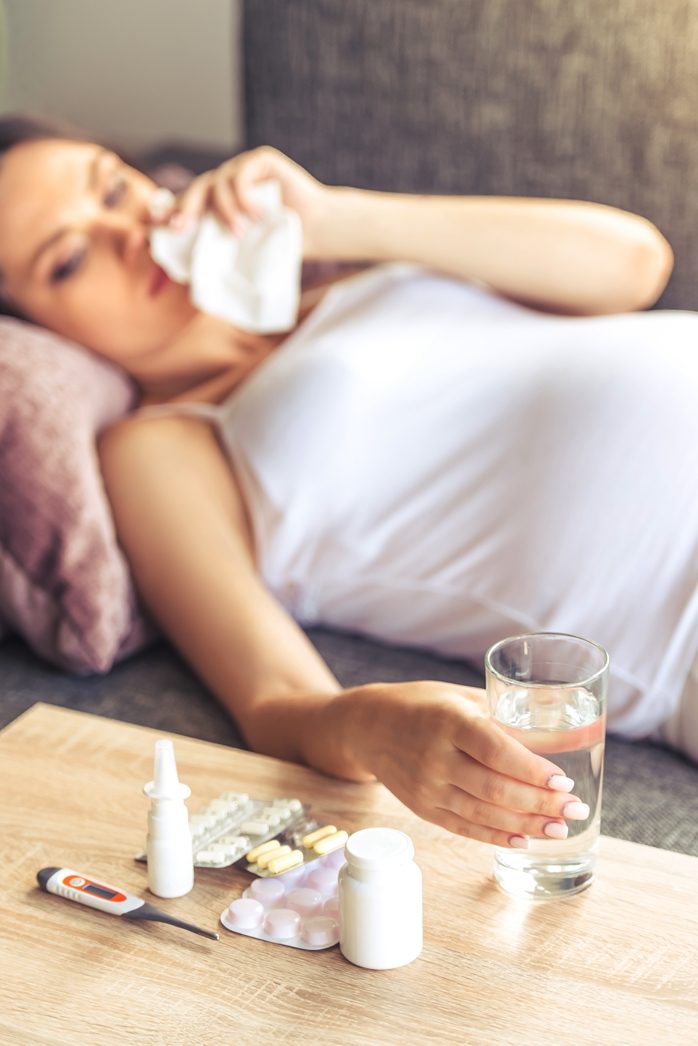 Как лечиться от простуды во время беременности?