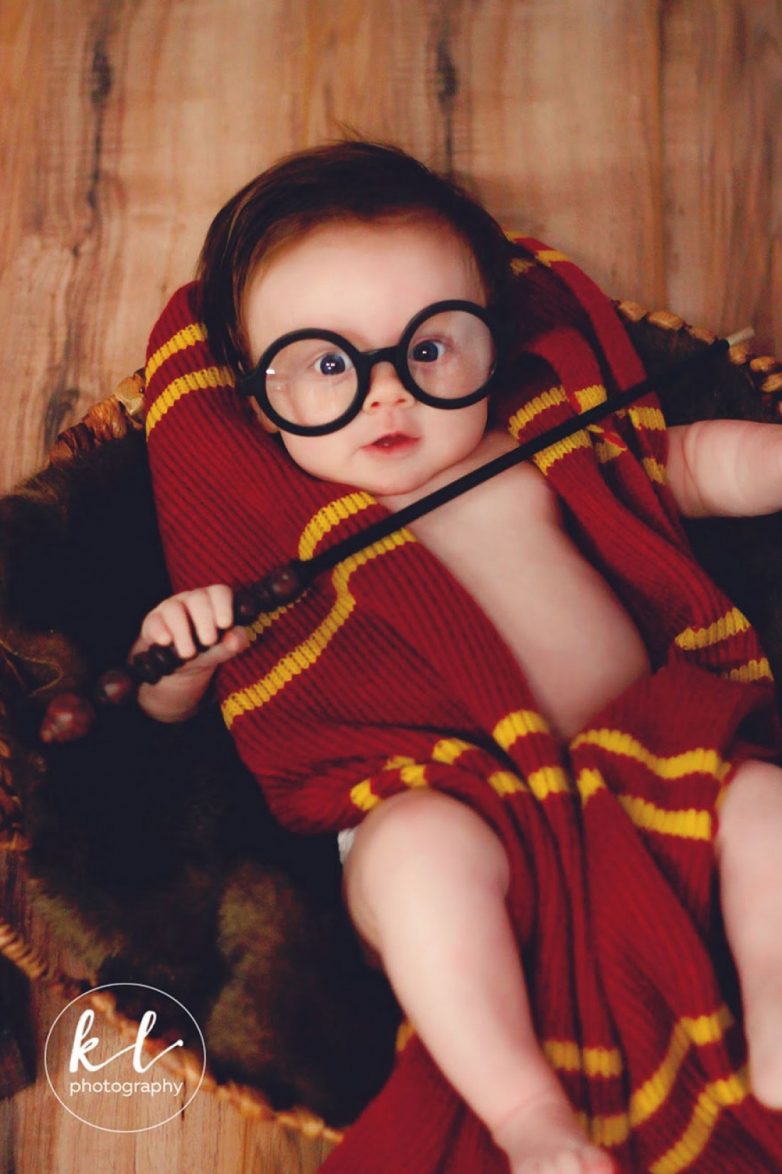 Ммама сняла дочь в образе Гарри Поттера